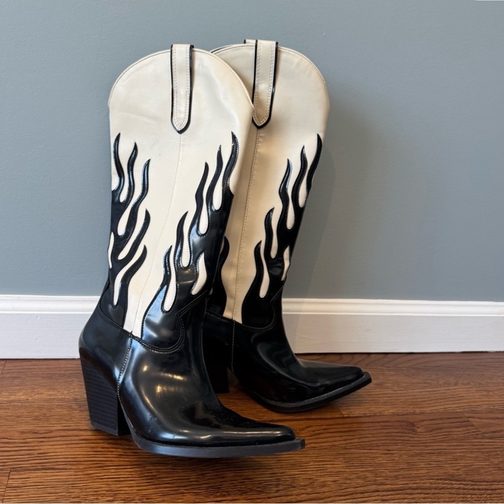 Zara Flame Western Boots